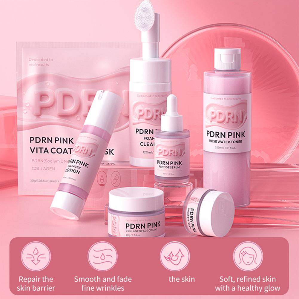 Skincare Glowing - مجموعة العناية بالبشرة بالكولاجين وحمض PDRN