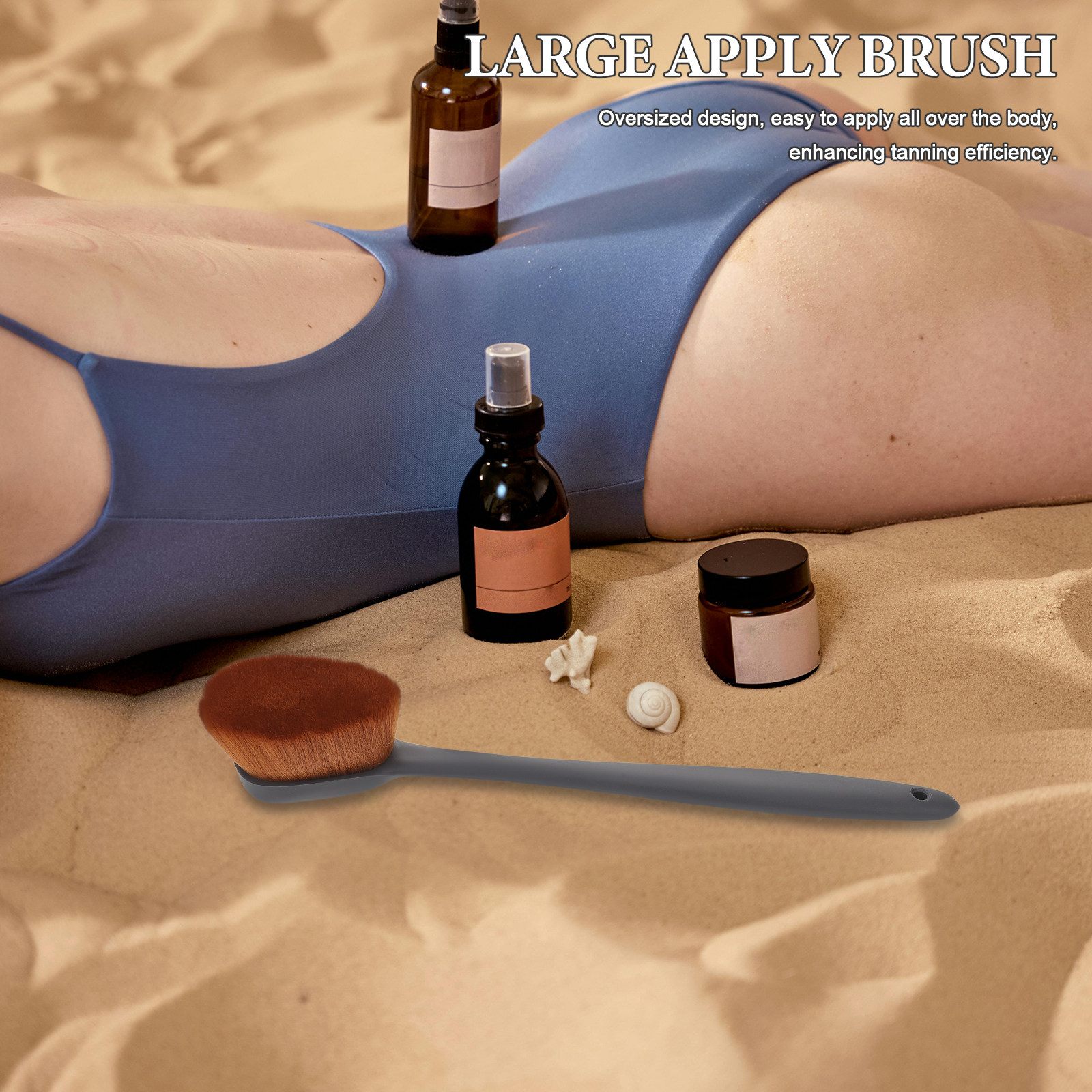 Body Lotion - فرشاة تسمير ذاتي كبيرة الحجم لتطبيق