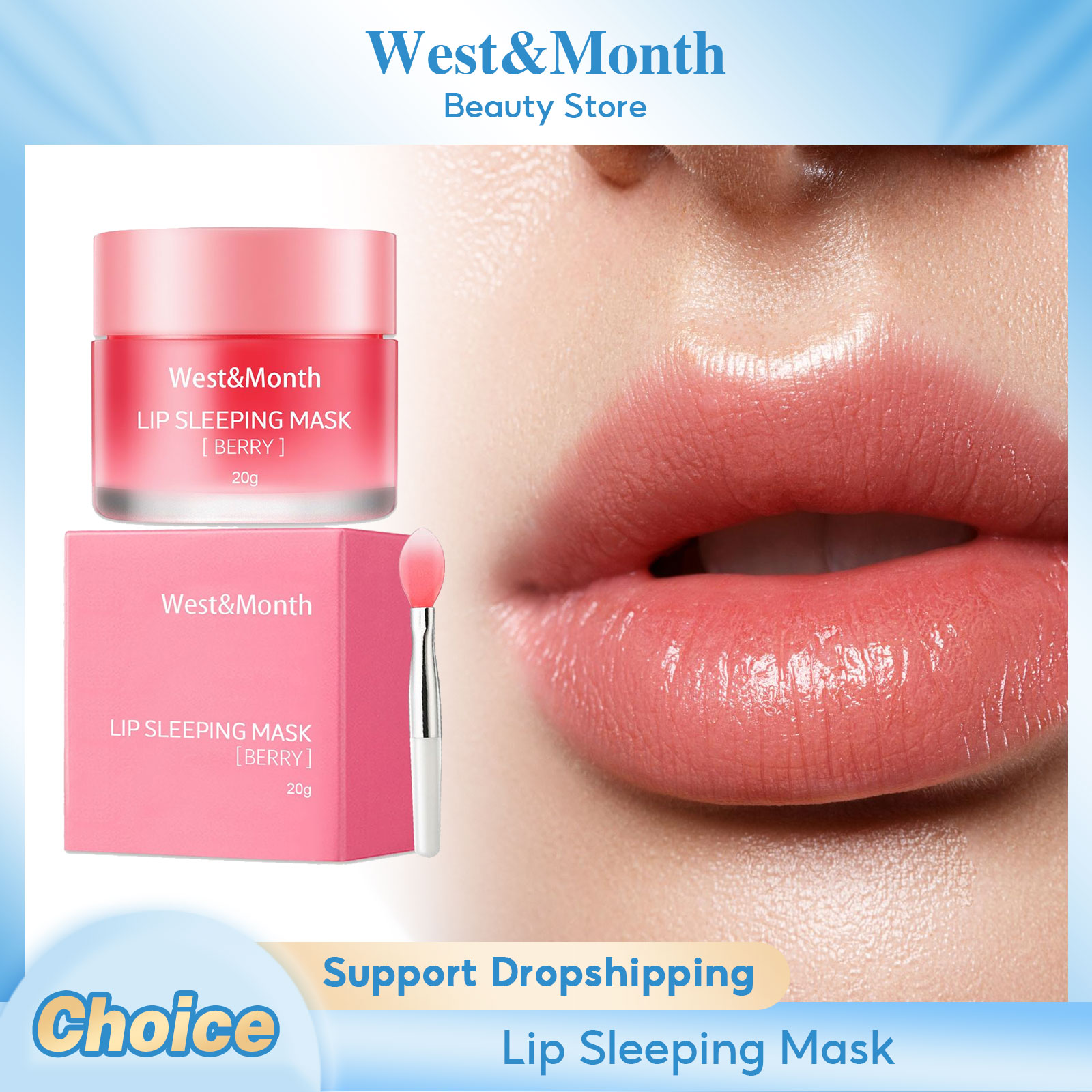 Night Cream - قناع الشفاه النائم المضاد للتشققات طبطب