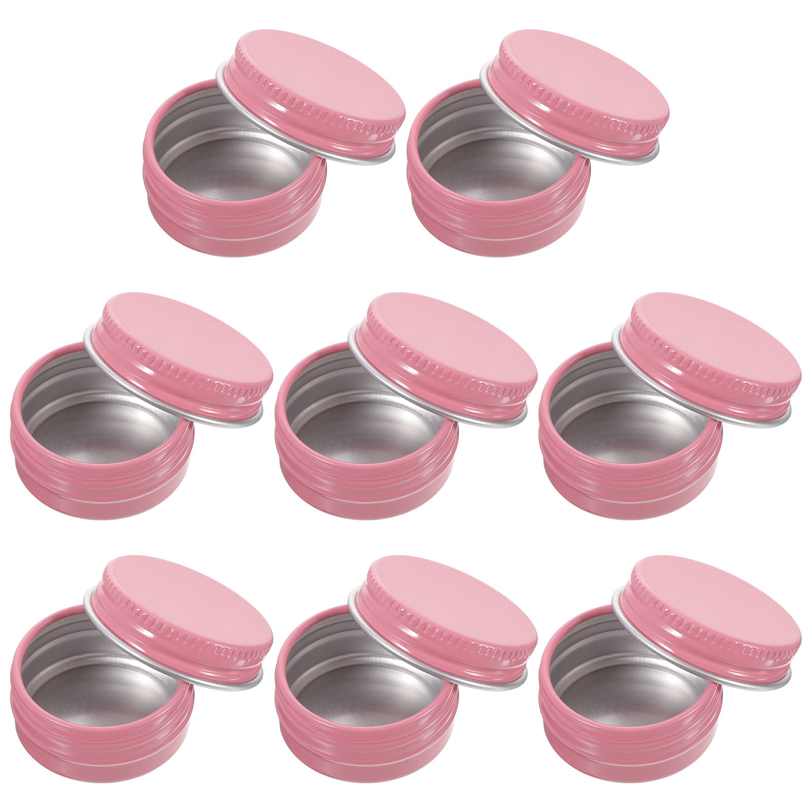 8 قطع من علب الألمنيوم المستدي - مراجعة Lip Balm وسعره