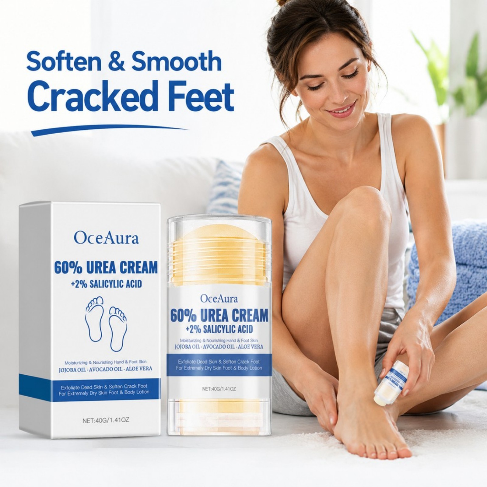 كريم العناية بالقدم بنسبة 60%  - مراجعة Urea Foot Cream وسعره