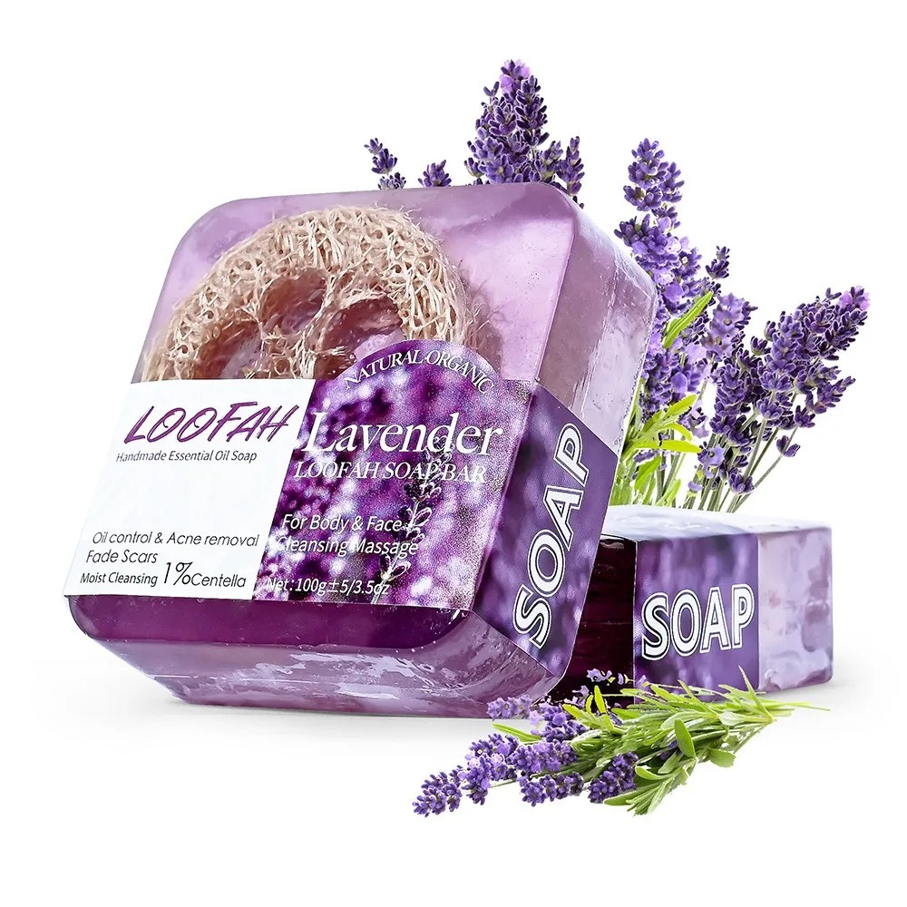 صابون زيت اللافندر العضوي 100  - مراجعة Cleanser Face وسعره